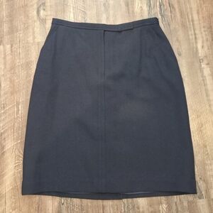 Northern Traditions Navy Blue Pencil Skirt NWT Size 7/8 New With Tags
